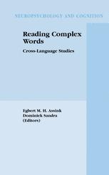 Reading Complex Words Crosslanguage Studies 1st Edition Virginia Mann