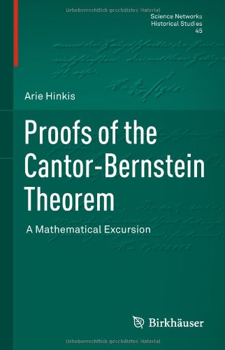 Proofs Of The Cantorbernstein Theorem A Mathematical Excursion Arie Hinkis