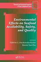 Environmental Effects On Seafood Availability Safety And Quality Xdus Elzbieta Grazyna Daczkowskakozon Bonnie Pan