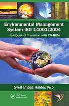 Environmental Management System Iso 140012004 Handbook Of Transition With Cdrom Syed Imtiaz Haider