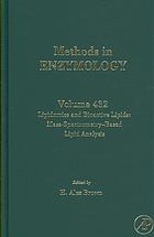 Lipidomics And Bioactive Lipids Massspectrometrybased Lipid Analysis H Alex Brown