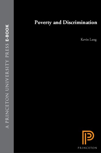 Poverty And Discrimination Kevin Lang