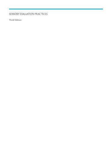 Sensory Evaluation Practices Herbert Stone Joel L Sidel