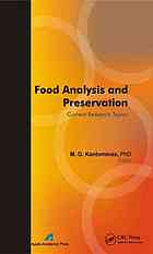 Food Analysis And Preservation Current Research Topics Michael G Kontominas
