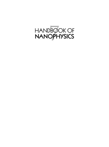 Handbook Of Nanophysics No 7 Nanomedicine And Nanorobotics Klaus D Sattler