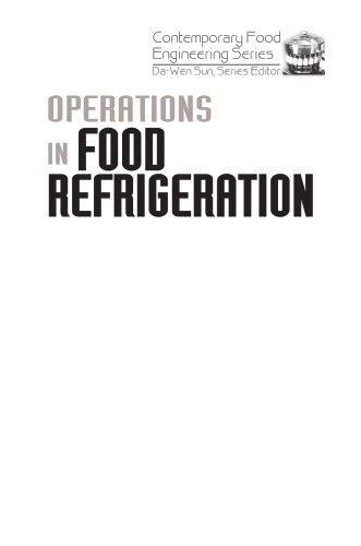 Operations In Food Refrigeration Rodolfo H Mascheroni