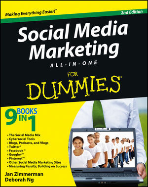 Social Media Marketing Allinone For Dummies 2nd Edition Jan Zimmerman