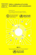 Safety Evaluation Of Certain Food Additives And Contaminants Series 59 World Health Organization