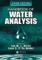 Handbook Of Water Analysis 3rd Edition Editors Leo Ml Nollet