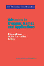 Advances In Dynamic Games And Applications 1st Edition Tadeusz Radzik
