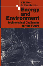 Energy And Environment Technological Challenges For The Future 1st Edition Jongkeun Park Auth