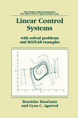 Linear Control Systems With Solved Problems And Matlab Examples 1st Edition Branislav Kisaanin Phd
