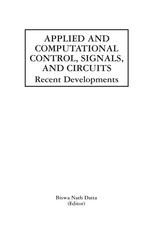 Applied And Computational Control Signals And Circuits Recent Developments 1st Edition Steven W Su