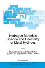 Hydrogen Materials Science And Chemistry Of Metal Hydrides 1st Edition I O Bashkin