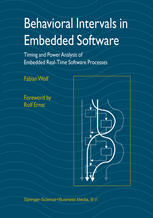 Behavioral Intervals In Embedded Software Timing And Power Analysis Of Embedded Realtime Software Processes 1st Edition Fabian Wolf Auth