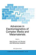 Advances In Electromagnetics Of Complex Media And Metamaterials 1st Edition A Sihvola Auth