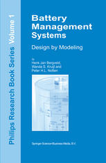 Battery Management Systems Design By Modelling 1st Edition Henk Jan Bergveld