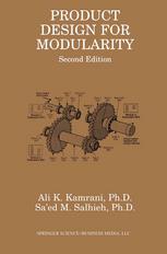 Product Design For Modularity 2nd Edition Ali K Kamrani Phd