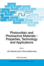 Photovoltaic And Photoactive Materials Properties Technology And Applications 1st Edition C M Lampert Auth