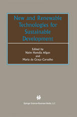 New And Renewable Technologies For Sustainable Development 1st Edition Mrio J Fernandes