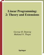 Linear Programming 2 Theory And Extensions 1st Edition Professor George B Dantzig