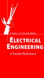 Electrical Engineering A Pocket Reference 1st Edition Prof Dr Ralf Kories