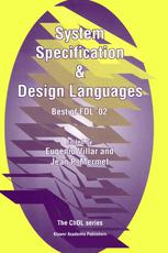 System Specification Design Languages Best Of Fdl02 1st Edition Ernst Christen Auth