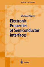 Electronic Properties Of Semiconductor Interfaces 1st Edition Professor Em Dr Winfried Mnch Auth