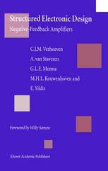 Structured Electronic Design Negativefeedback Amplifiers 1st Edition C J M Verhoeven