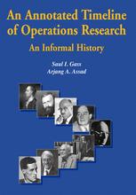 An Annotated Timeline Of Operations Research An Informal History Saul I Gass