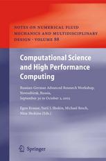 Computational Science And High Performance Computing Russiangerman Advanced Research Workshop Novosibirsk Russia September 30 To October 2 2003 1st Edition Yu I Shokin