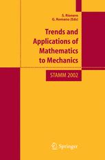 Trends And Applications Of Mathematics To Mechanics 1st Edition Florinda Capone