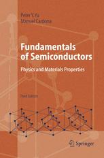 Fundamentals Of Semiconductors Physics And Materials Properties Professor Dr Peter Y Yu