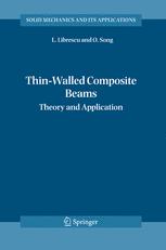 Thinwalled Composite Beams Theory And Application 1st Edition Liviu Librescu
