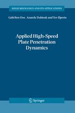 Applied Highspeed Plate Penetration Dynamics 1st Edition Gabi Bendor
