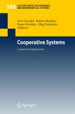 Cooperative Systems Control And Optimization 1st Edition Venkatesh G Rao