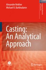 Casting An Analytical Approach 1st Edition Alexandre Reikher Phd