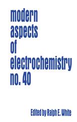 Modern Aspects Of Electrochemistry No 40 1st Edition D Bloomfield