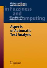 Aspects Of Automatic Text Analysis 1st Edition Alexander Mehler