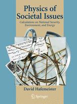 Physics Of Societal Issues Calculations On National Security Environment And Energy David Hafemeister Auth