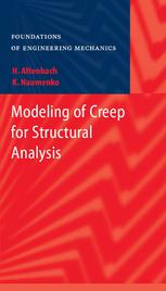 Modeling Of Creep For Structural Analysis 1st Edition Konstantin Naumenko