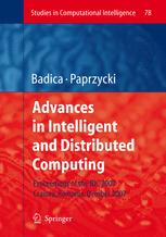 Advances In Intelligent And Distributed Computing 1st Edition Frances Brazier Auth