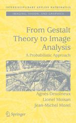 From Gestalt Theory To Image Analysis A Probabilistic Approach 1st Edition Agns Desolneux