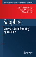 Sapphire Material Manufacturing Applications 1st Edition Valerian Pishchik