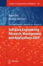 Software Engineering Research Management And Applications 2009 1st Edition Yucong Duan Auth