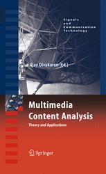 Multimedia Content Analysis Theory And Applications 1st Edition Paris Smaragdis
