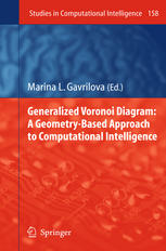 Generalized Voronoi Diagram A Geometrybased Approach To Computational Intelligence 1st Edition Marina L Gavrilova Auth