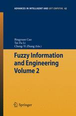 Fuzzy Information And Engineering Volume 2 1st Edition Ruirui Zheng