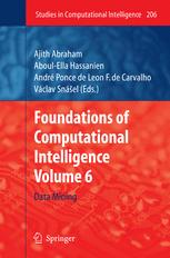 Foundations Of Computational Intelligencevolume 6 Data Mining 1st Edition H Hannah Inbarani