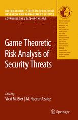 Game Theoretic Risk Analysis Of Security Threats 1st Edition Jmp Cardoso